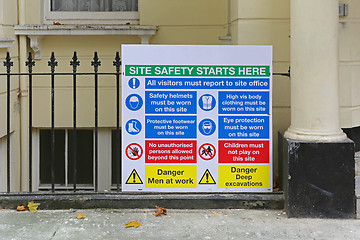 Image showing Site Safety