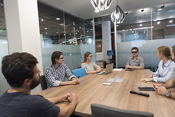 Image showing startup business team on meeting