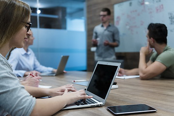 Image showing startup business team on meeting