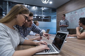 Image showing startup business team on meeting