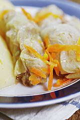 Image showing Cabbage rolls closeup