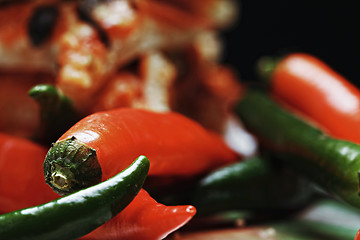 Image showing Chilli peppers
