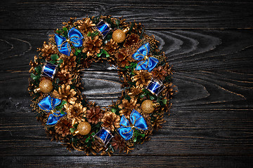 Image showing Christmas wreath