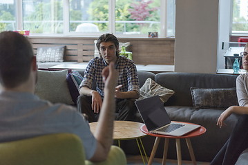 Image showing team meeting and brainstorming