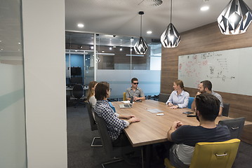 Image showing startup business team on meeting