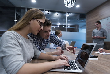 Image showing startup business team on meeting