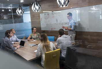 Image showing startup business team on meeting