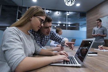 Image showing startup business team on meeting