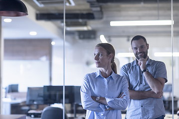 Image showing business couple at office