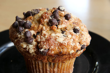 Image showing Banana chocolate muffin