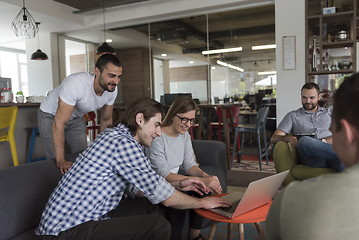 Image showing team meeting and brainstorming