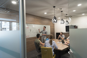 Image showing startup business team on meeting