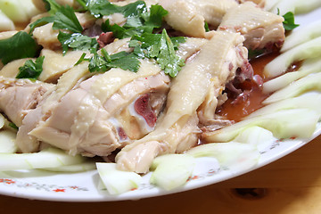 Image showing Sliced chicken