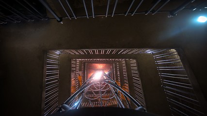 Image showing Clock tower interior