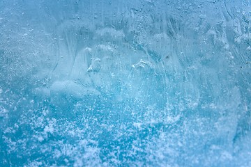 Image showing Ice texture closeup