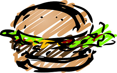 Image showing Hamburger