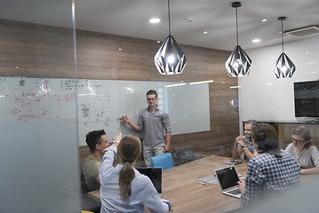 Image showing startup business team on meeting