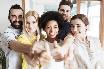 Image showing happy creative team in office