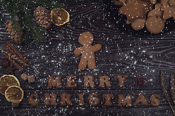 Image showing Gingerbreads for new years and christmas