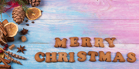 Image showing Different ginger cookies