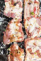 Image showing barbecue pork, close-up