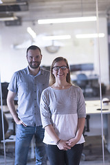 Image showing business couple at office