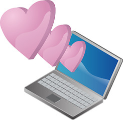 Image showing Online love
