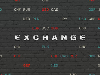 Image showing Money concept: Exchange on wall background