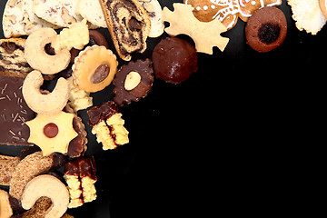 Image showing christmas cookies and gingerbread from czech republic