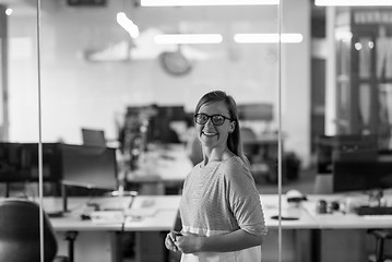 Image showing portrait of casual business woman at office