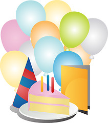 Image showing Birthday party celebration