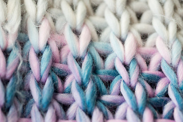 Image showing close up of knitted item