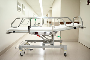 Image showing hospital gurney or stretcher at emergency room