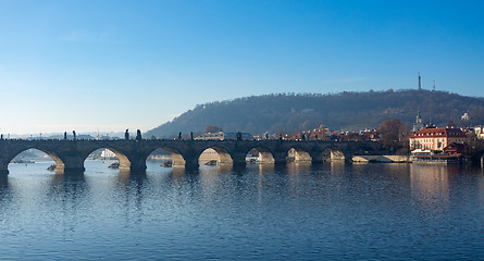Image showing Famous Charles Bridge, Prague, Czech Republic