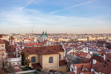 Image showing December advent Prague cityscape photo