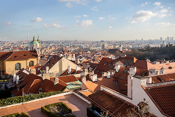 Image showing December advent Prague cityscape photo