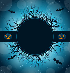 Image showing Celebration Card for Halloween Party