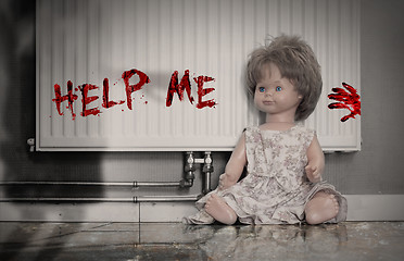 Image showing Abandoned doll