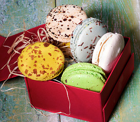 Image showing Macarons in Gift Box