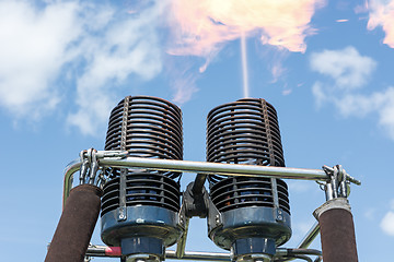 Image showing Hot Air Balloon burners.