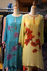 Image showing Traditional asian fabrics