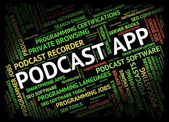 Image showing Podcast App Shows Broadcasts Broadcast And Download