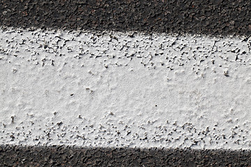 Image showing road markings, close-up