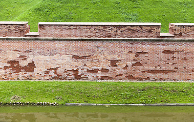 Image showing wall of an ancient fortress