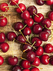 Image showing red ripe cherry