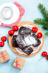 Image showing Christmas cake