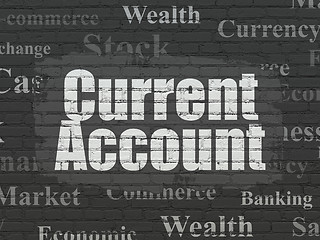 Image showing Money concept: Current Account on wall background