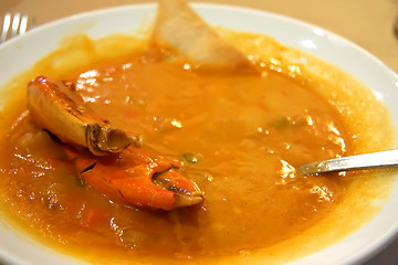 Image showing Crab soup