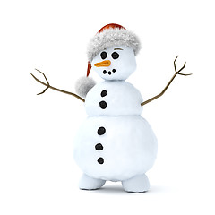 Image showing cute litte snowman