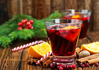 Image showing christmas drink